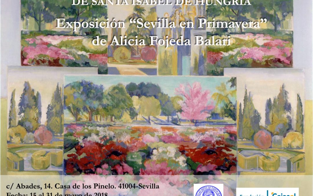 Inauguración exposición Alicia Fojeda Balari. martes 15 mayo; 8 tarde
